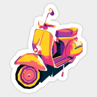 Vespa Full color Sticker